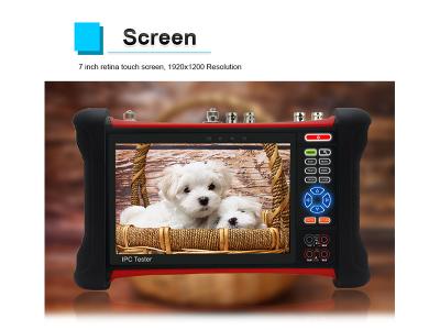 7 inch full funciton retina Touch Screen 4K IP Camera Tester 