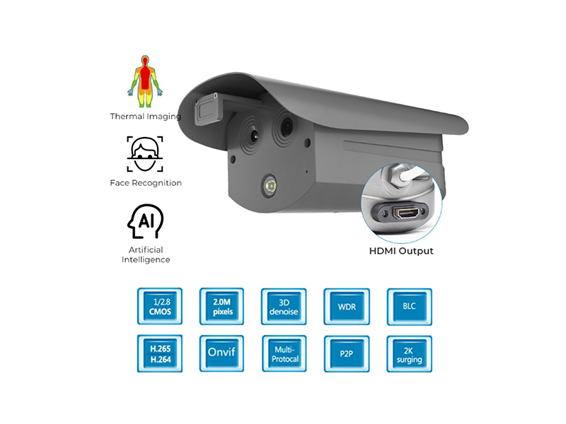 Thermal camera with blackbody
