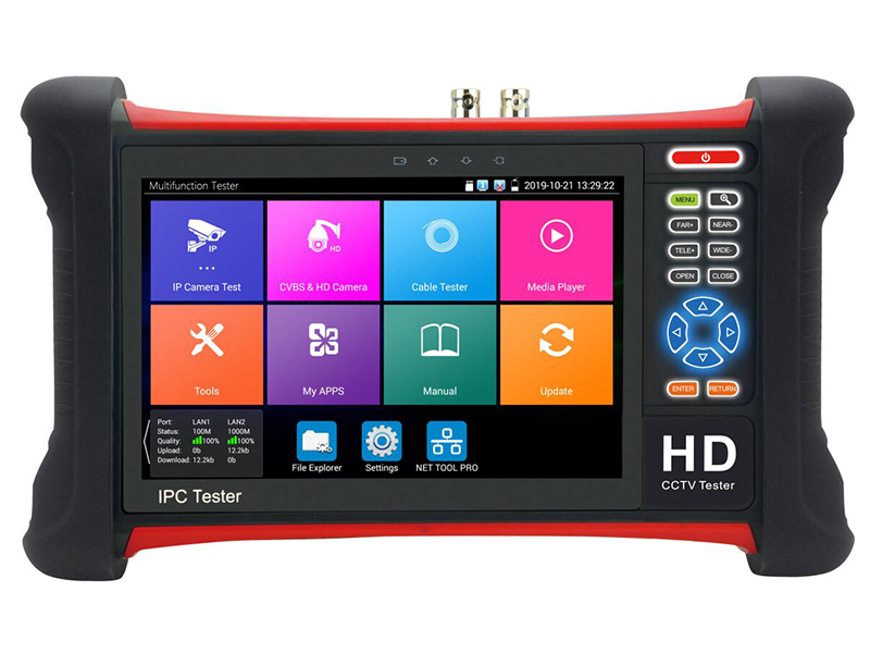 7 inch retina Touch Screen 4K IP Camera Tester