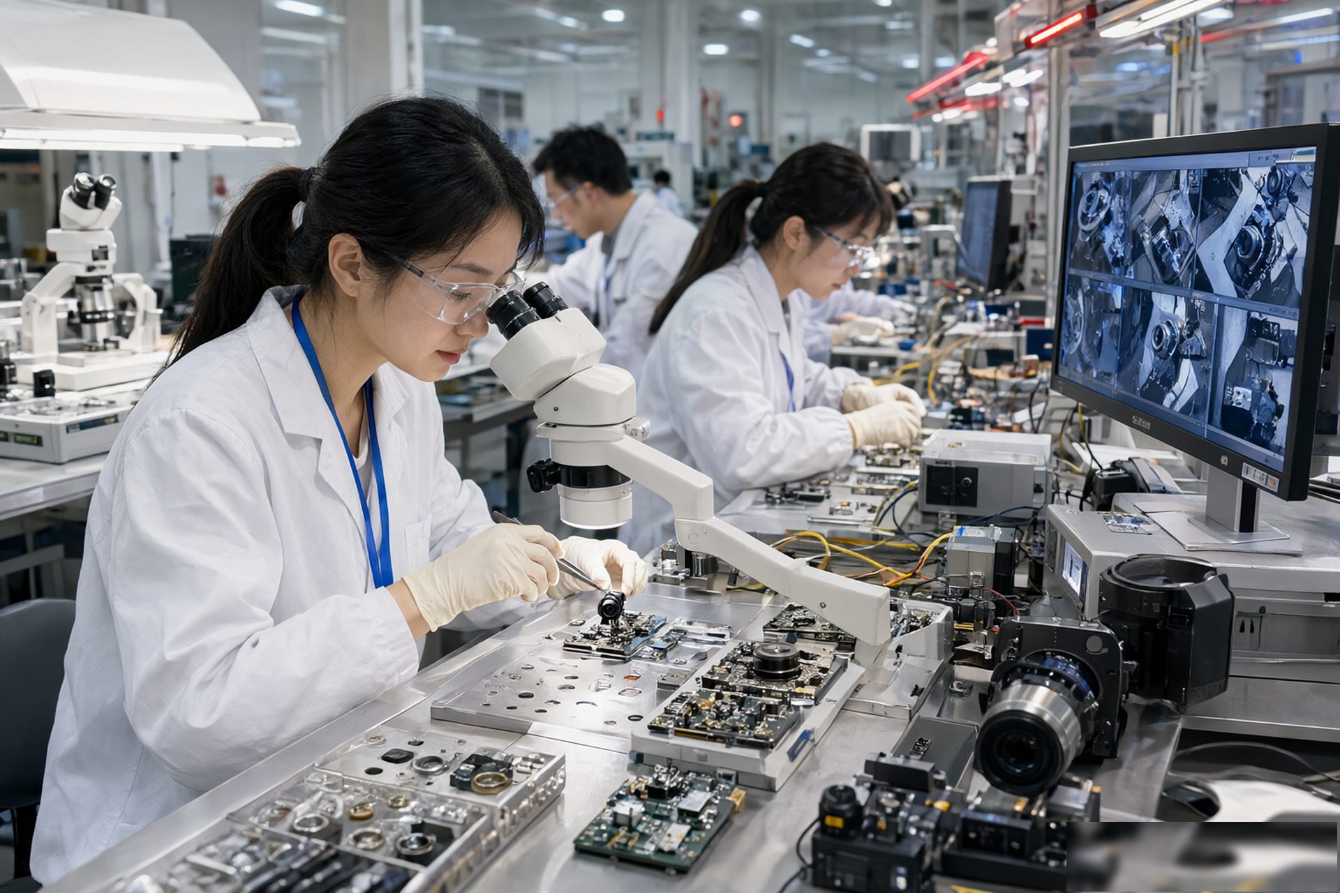 Standard production lines and incoming inspection